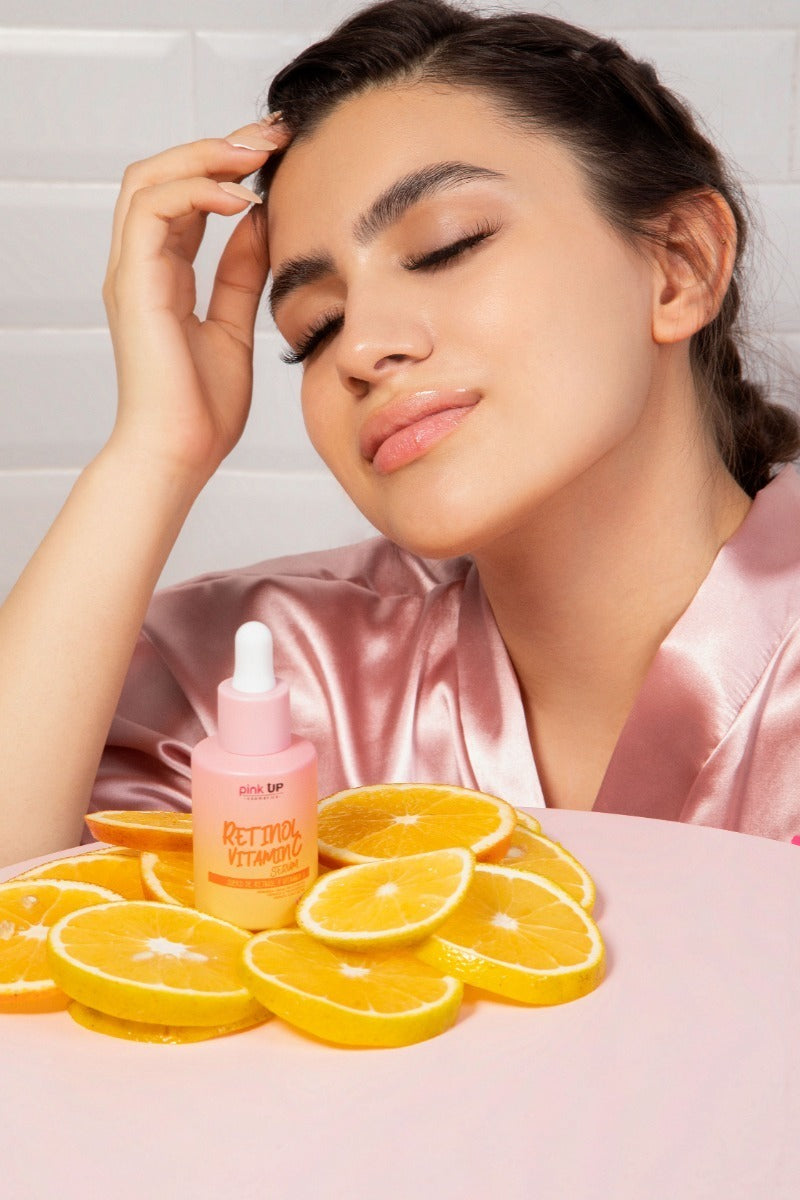 Pink Up, Suero Retinol Y Vitamina C, Reduce Y Evita Manchas Momento De Aplicación Día/noche Tipo De Piel Todo Tipo De Piel
