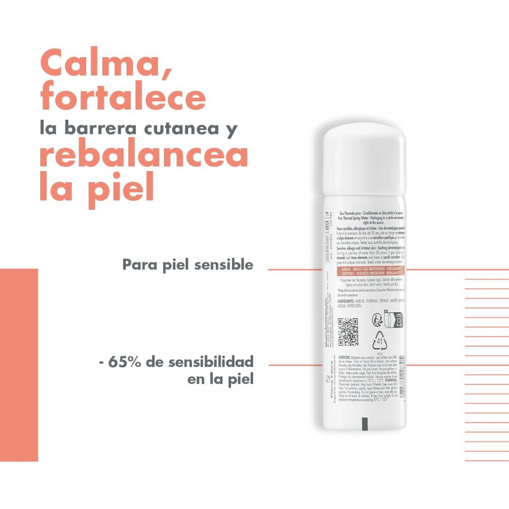 Avene Agua Termal Facial y Corporal en Spray 50ml