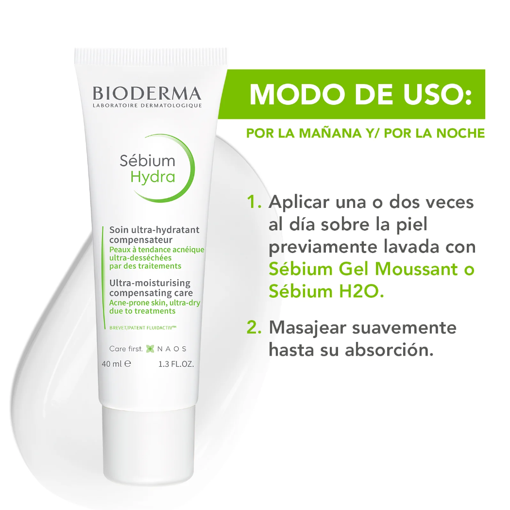 Bioderma Sébium Hydra Crema Facial Hidratante Restauradora 40ml
