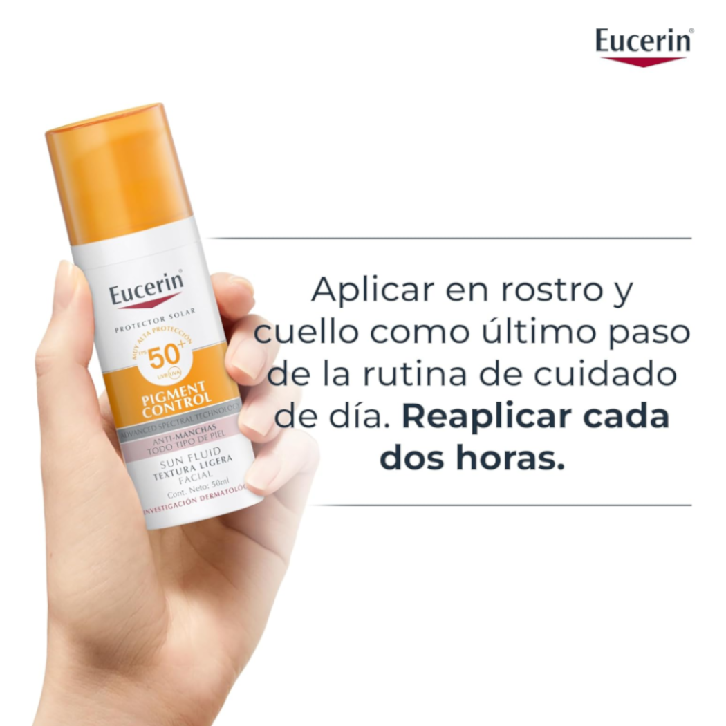 Eucerin Pigment Control FPS 50+ Protector Solar Facial 50ml