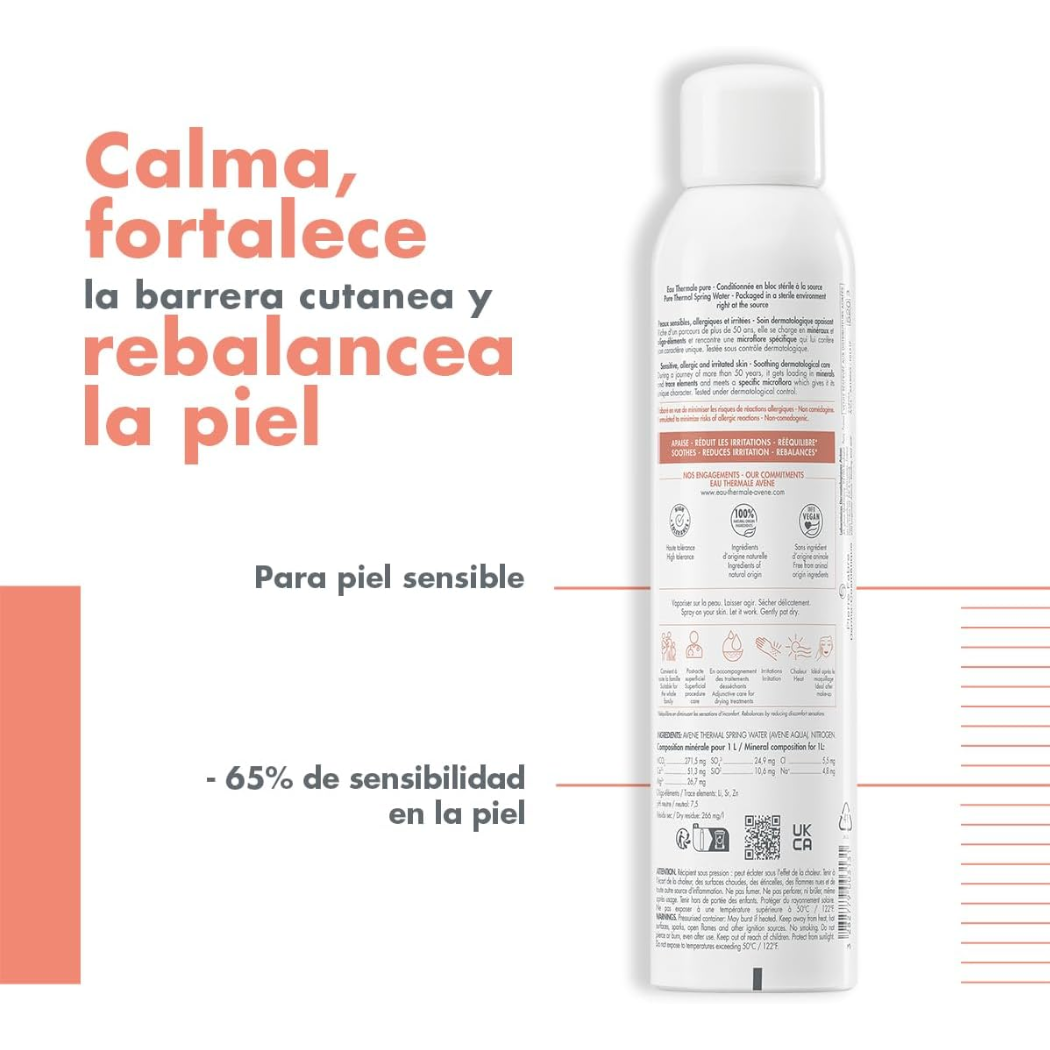 Avene Agua termal, Alivia y refuerza la piel sensible 300ml