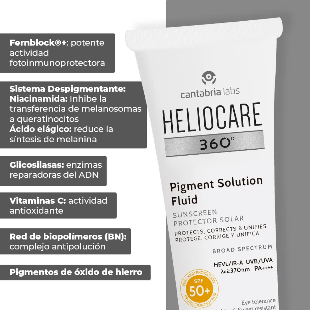 Heliocare 360° Protector Solar SPF 50+ Pigment Solution Fluid 50ml