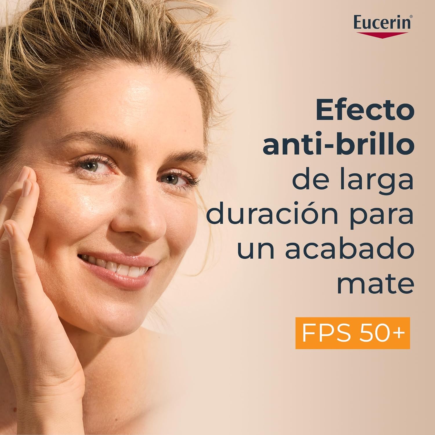Eucerin Protector Solar Facial efecto mate toque seco 50ml
