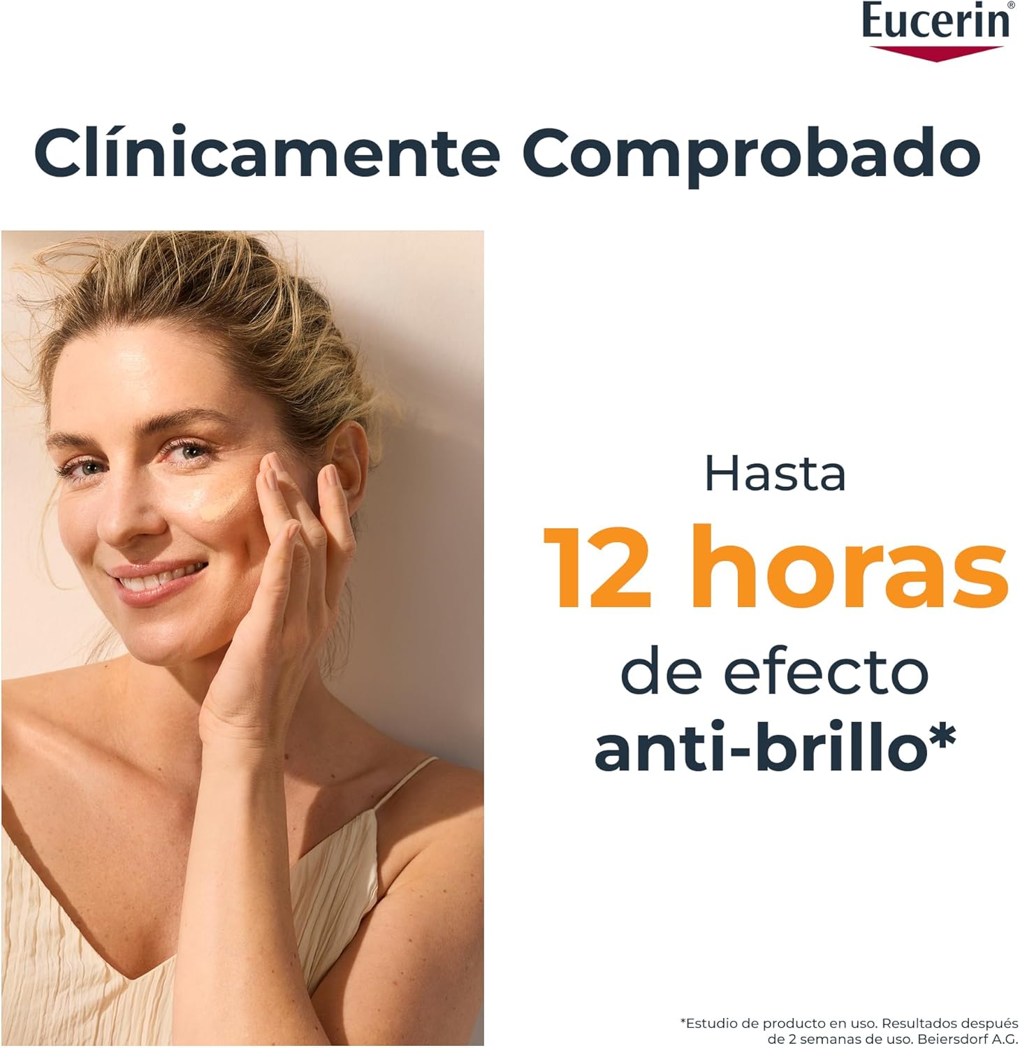 Eucerin Protector Solar Facial efecto mate toque seco 50ml