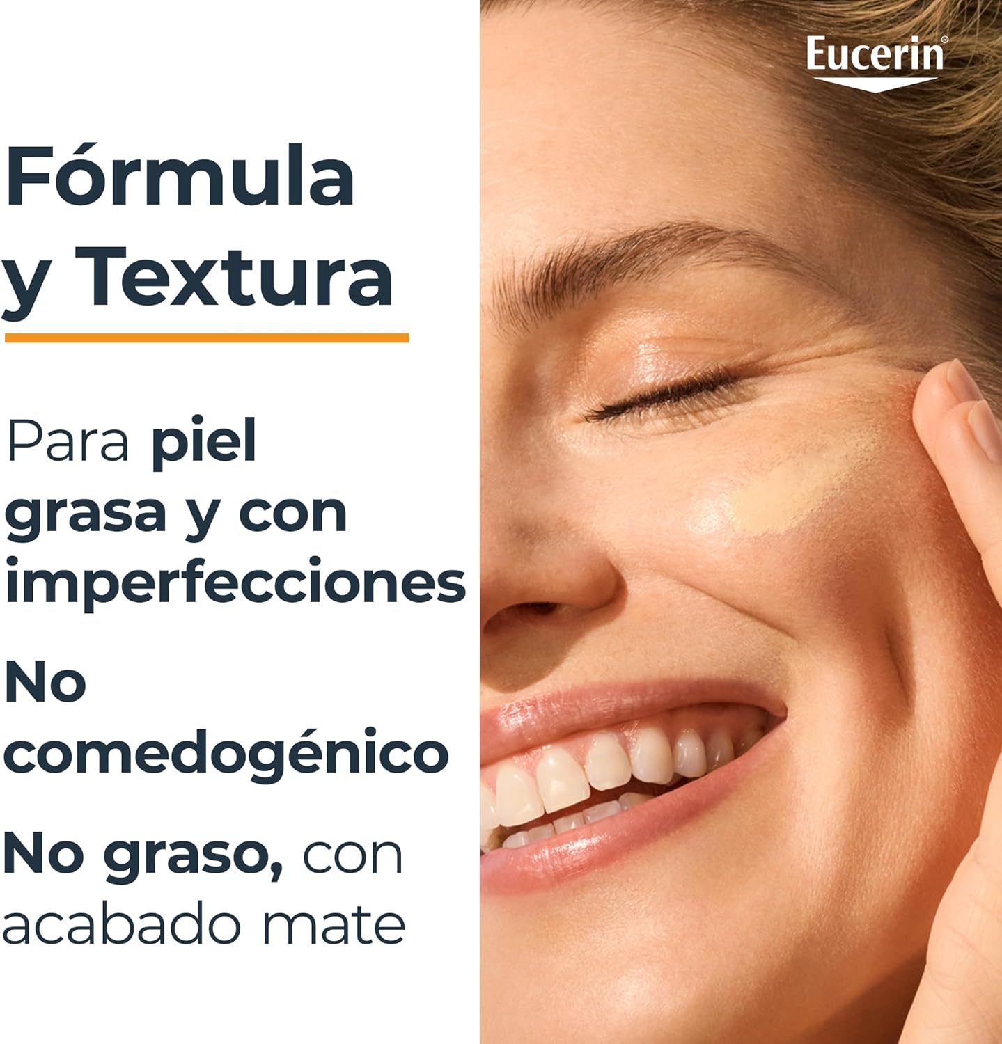 Eucerin Protector Solar Facial efecto mate toque seco 50ml