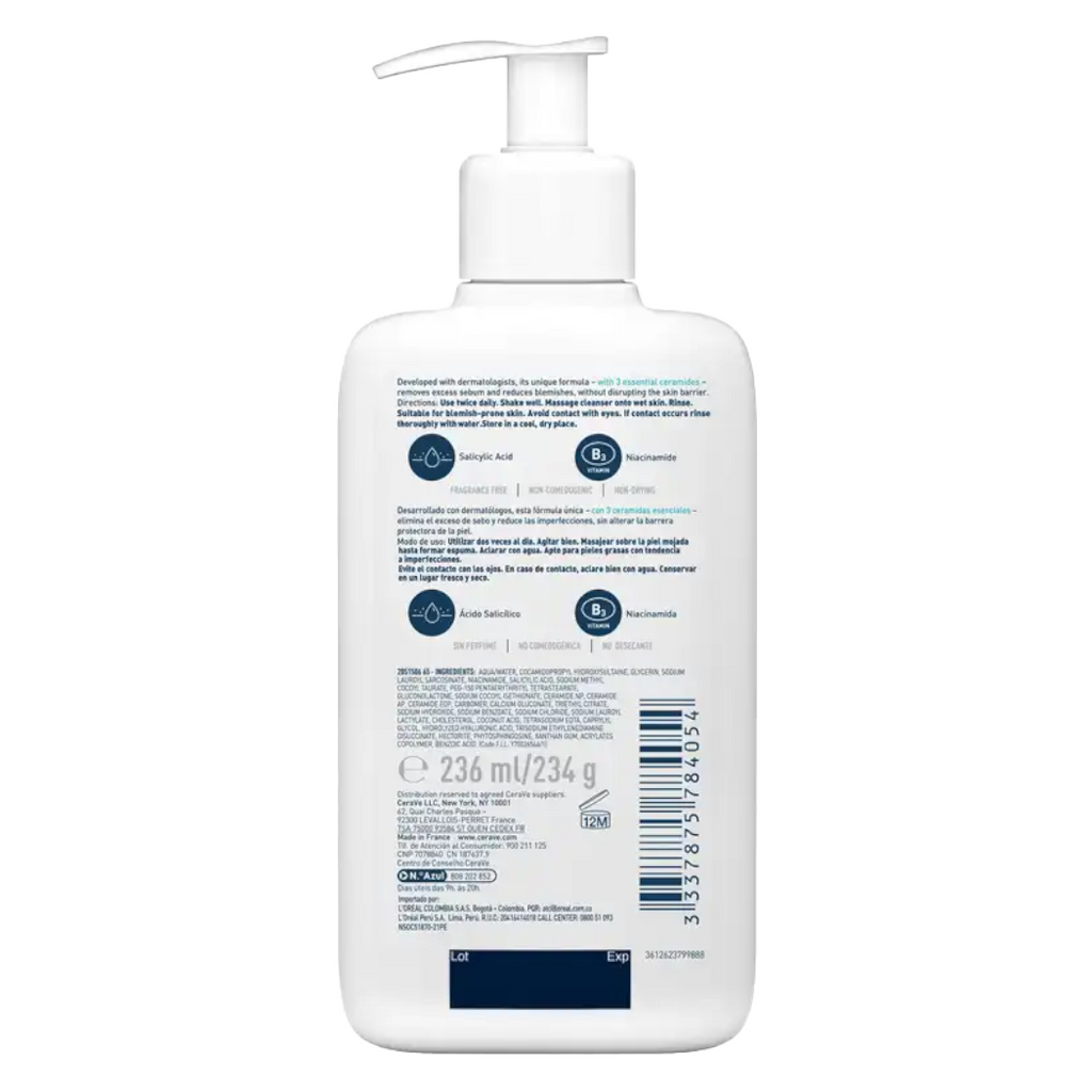 Cerave Limpiador Control Imperfecciones 236ml