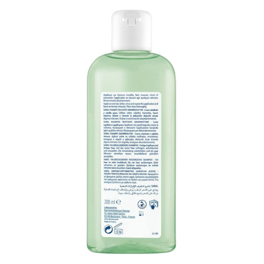 Ducray Sabal Shampoo Regulador de Grasa y Cabello Graso 200ml