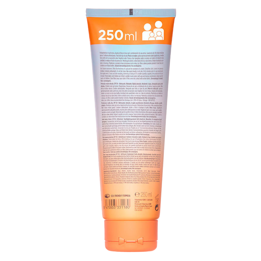 ISDIN Fotoprotector Gel Cream SPF 50+ Protector Solar Corporal 250 ml