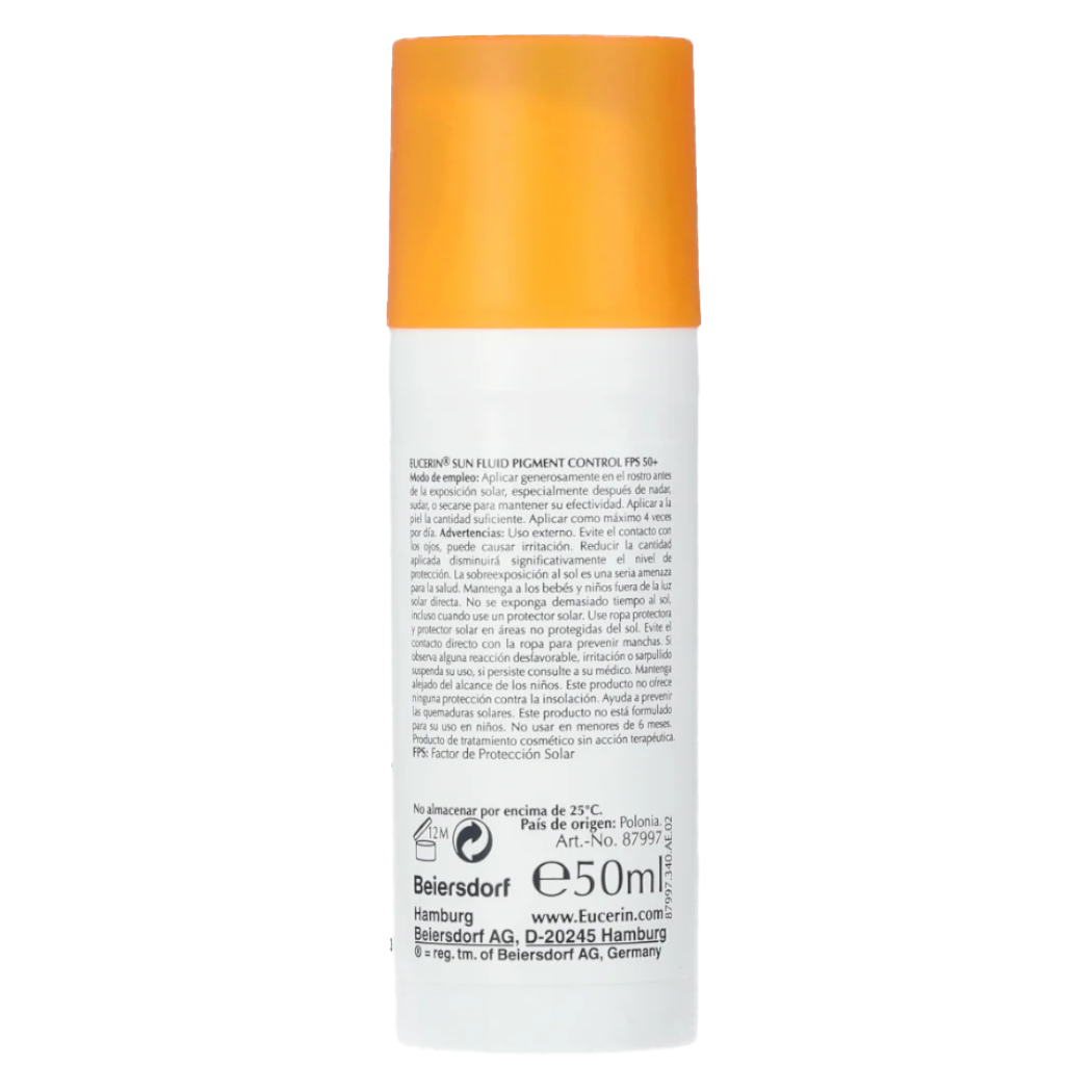 Eucerin Pigment Control FPS 50+ Protector Solar Facial 50ml
