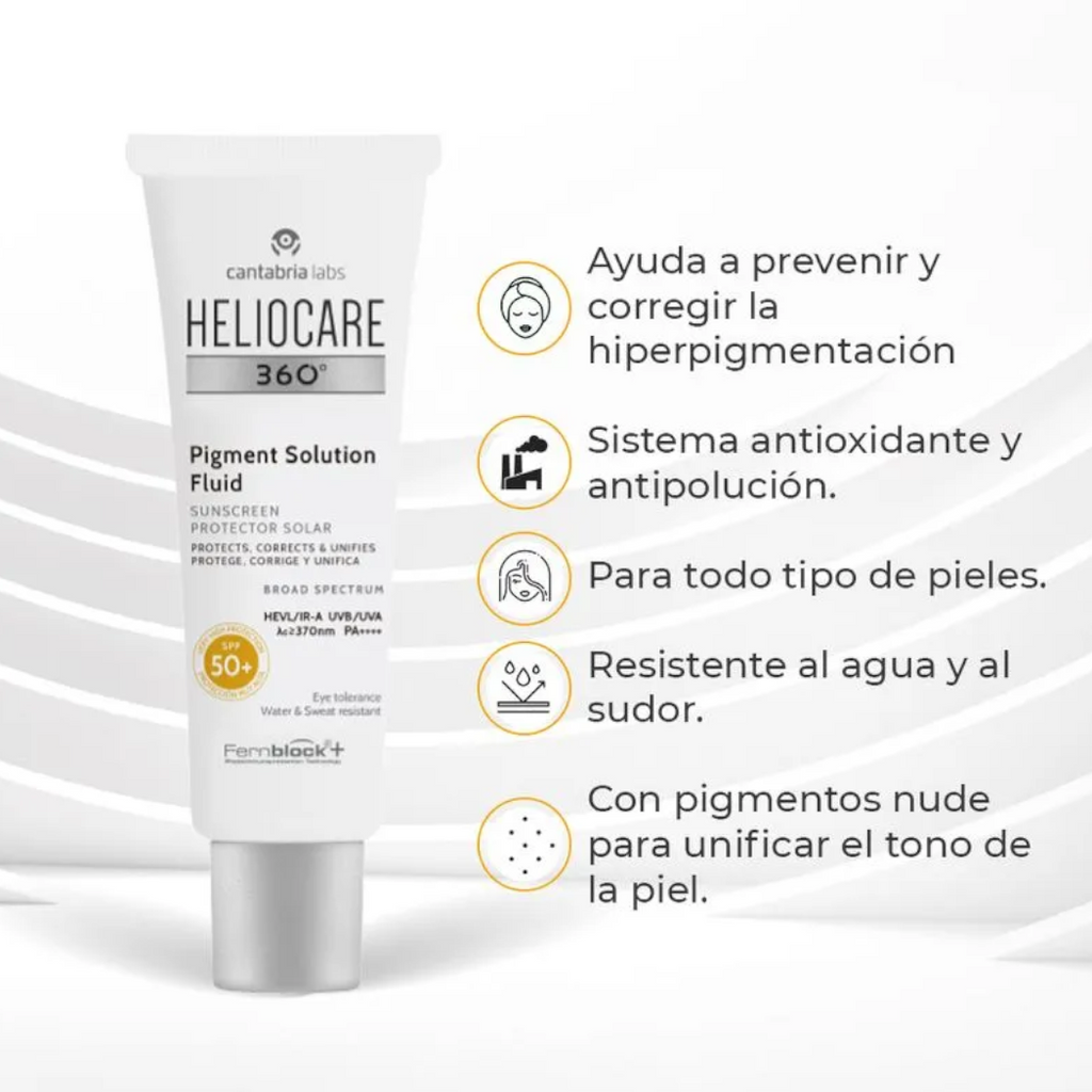 Heliocare 360° Protector Solar SPF 50+ Pigment Solution Fluid 50ml