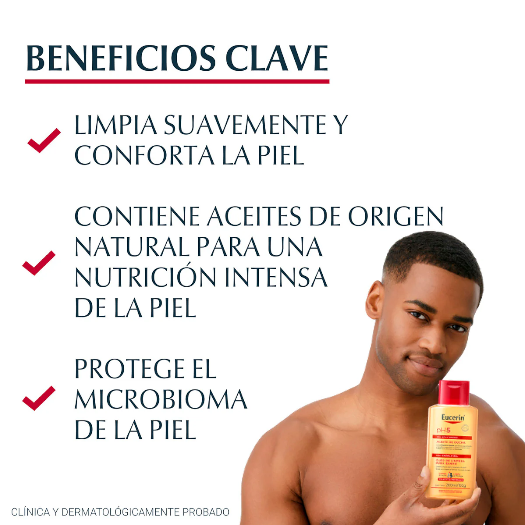 Eucerin Ph5 Aceite de Ducha para Piel Sensible o Seca 200 ml