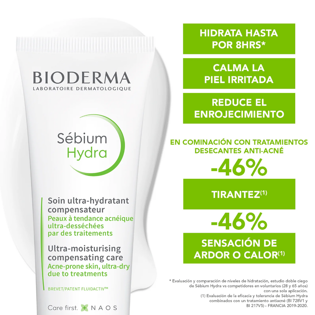 Bioderma Sébium Hydra Crema Facial Hidratante Restauradora 40ml