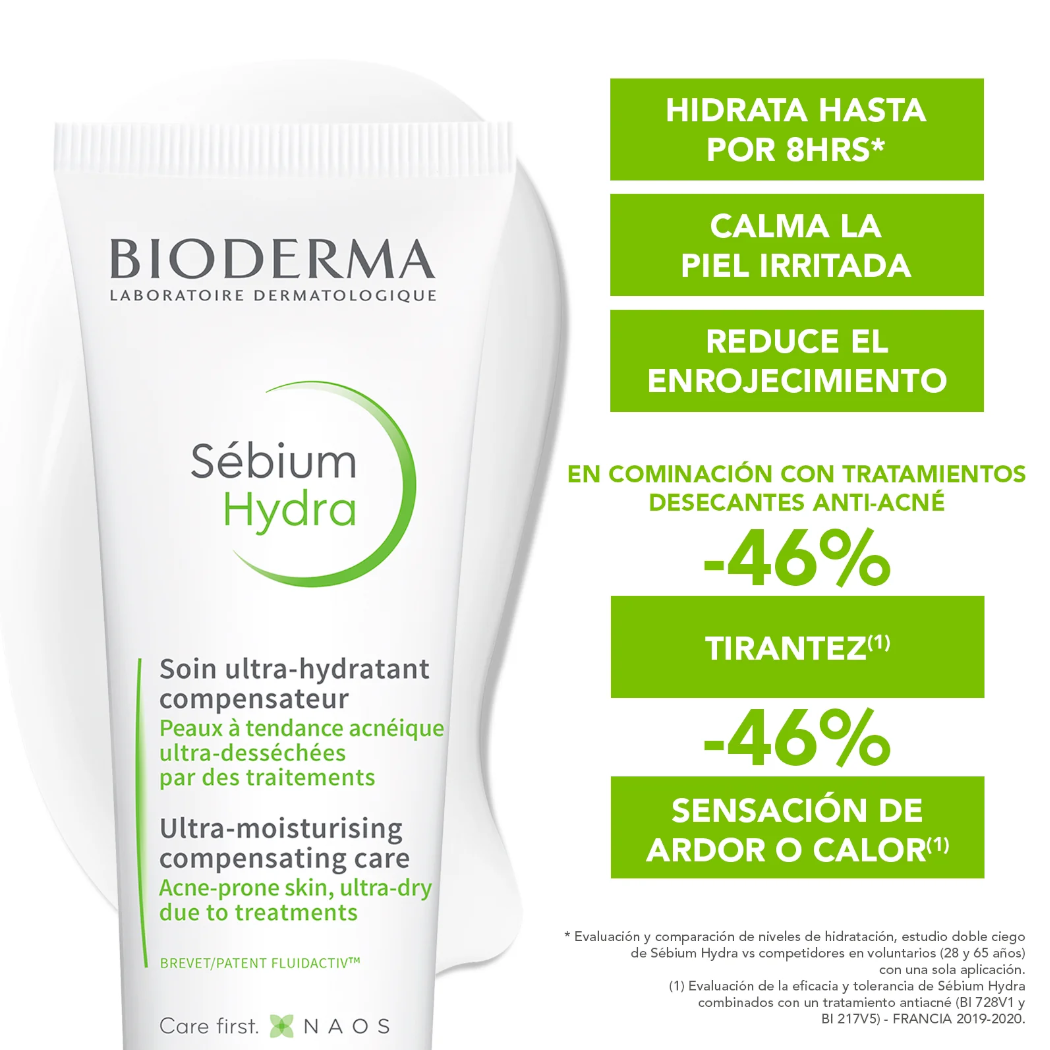 Bioderma Sébium Hydra Crema Facial Hidratante Restauradora 40ml