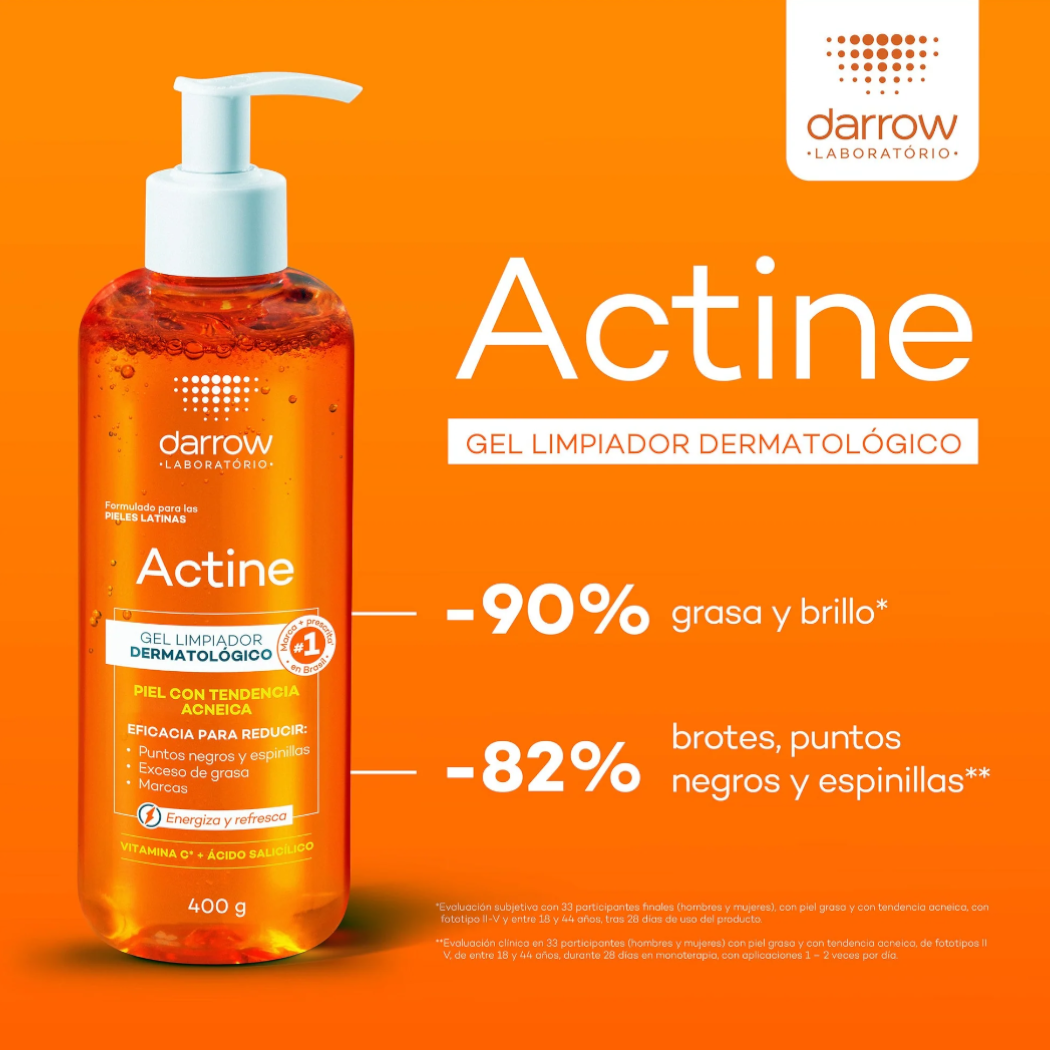 Darrow Actine Gel Limpiador Facial con Vitamina C 400ml