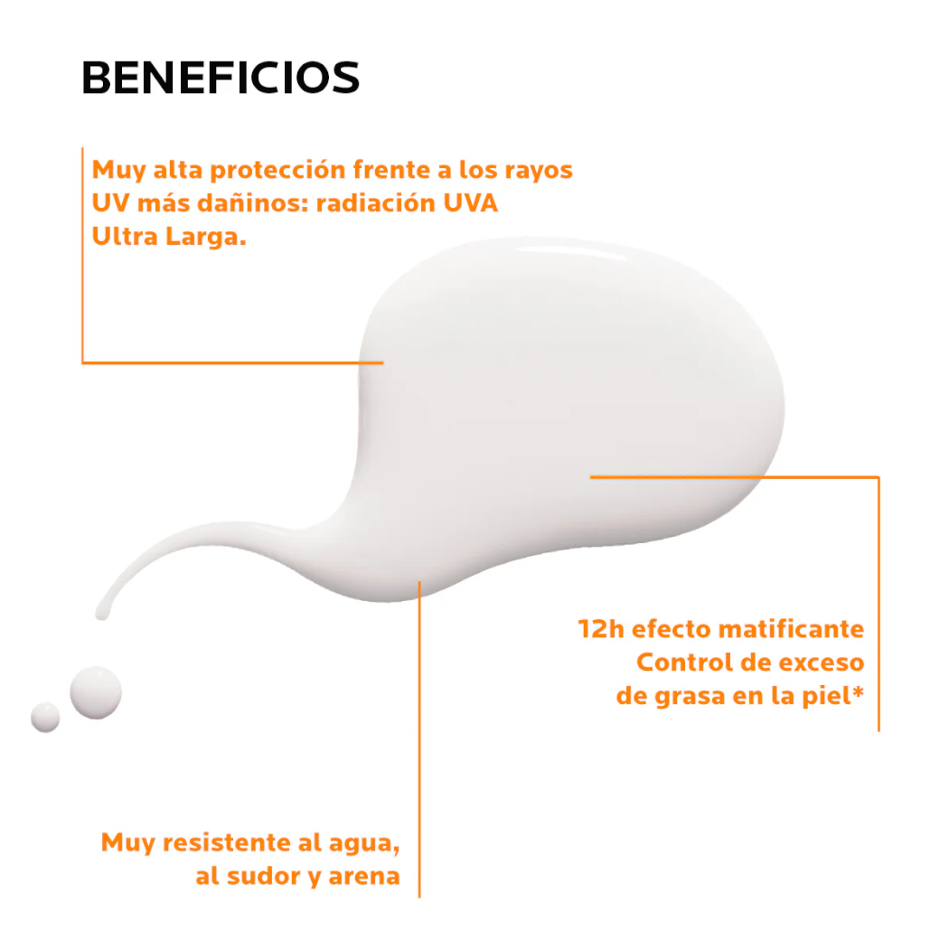 La Roche-Posay Protector Solar Anthelios FPS50+  UVMUNE 400 Oil Control Fluido 50 ml.