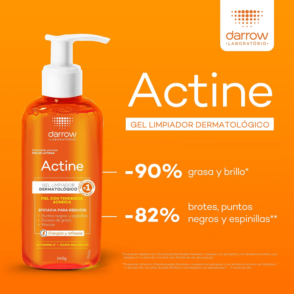 Darrow Actine Gel Limpiador Facial con Vitamina C 140ml