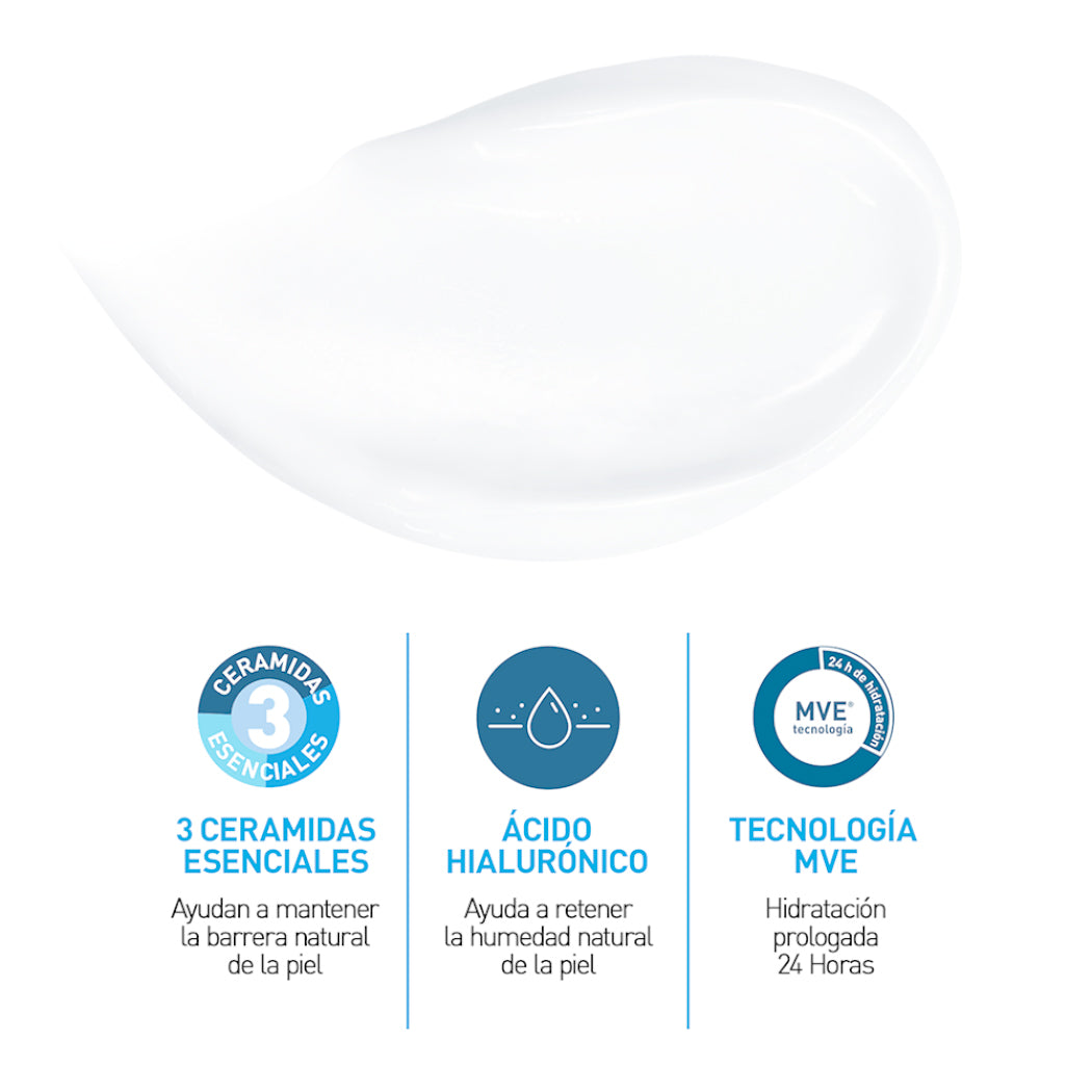 CeraVe Crema Hidratante Diaria para Piel Seca 454gr