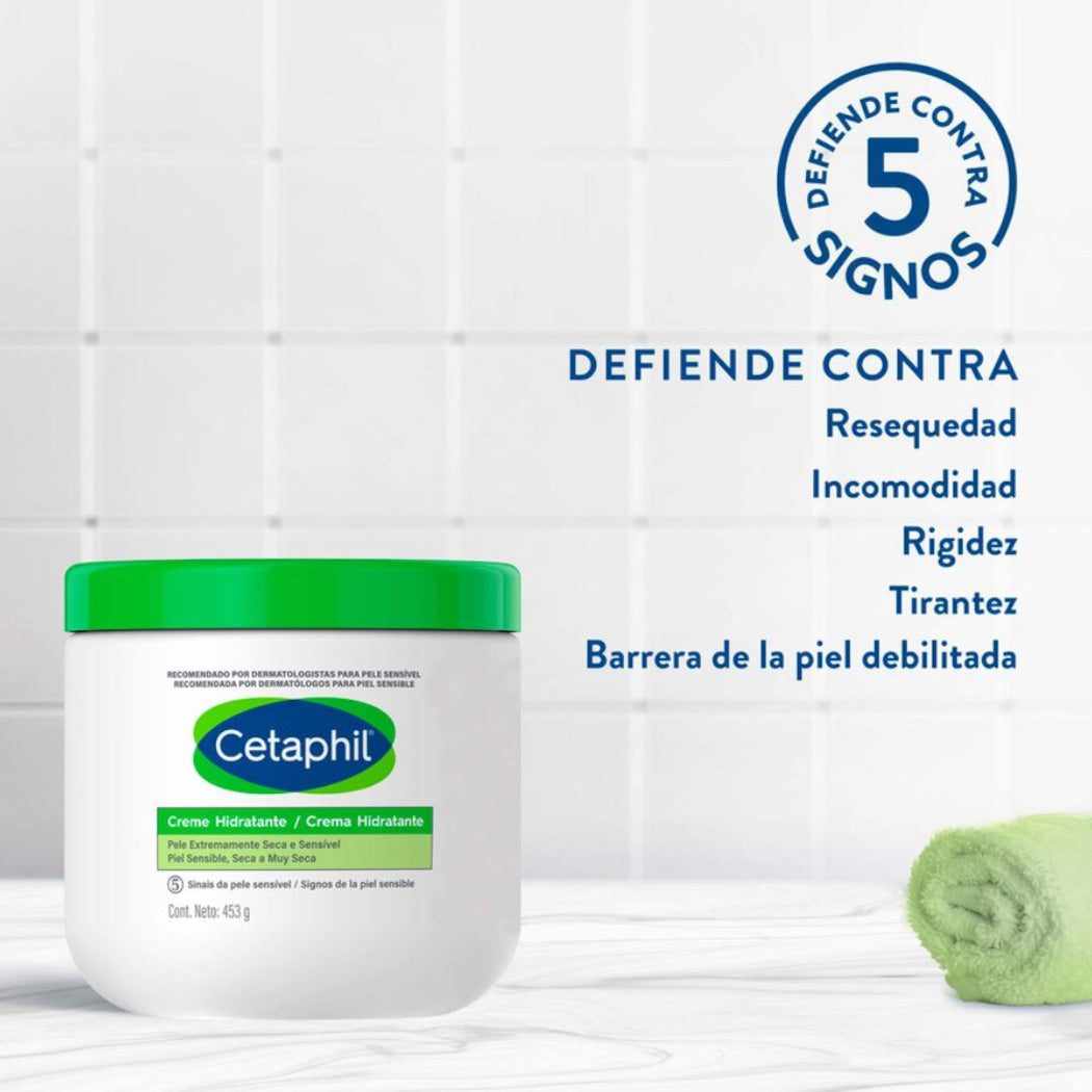 CETAPHIL Crema Hidratante y Humectante 453 g
