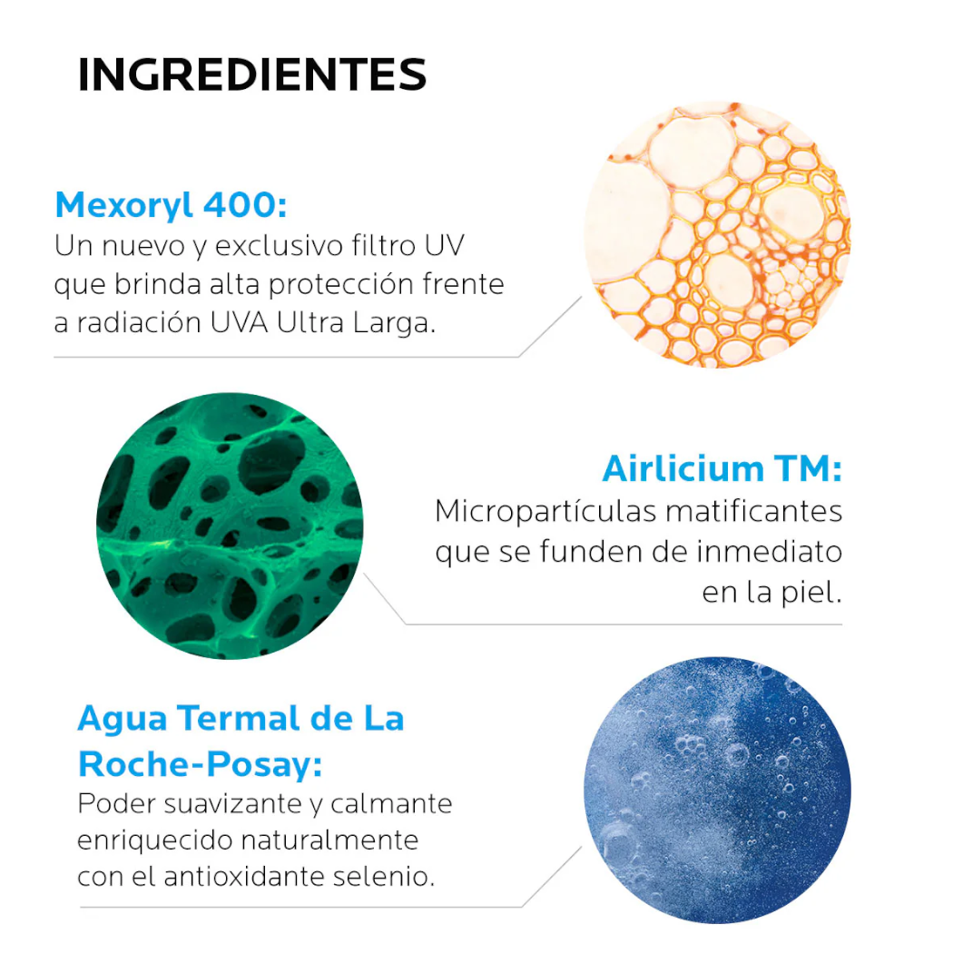 La Roche-Posay Anthelios Protector Solar Facial para piel grasa 50 ml