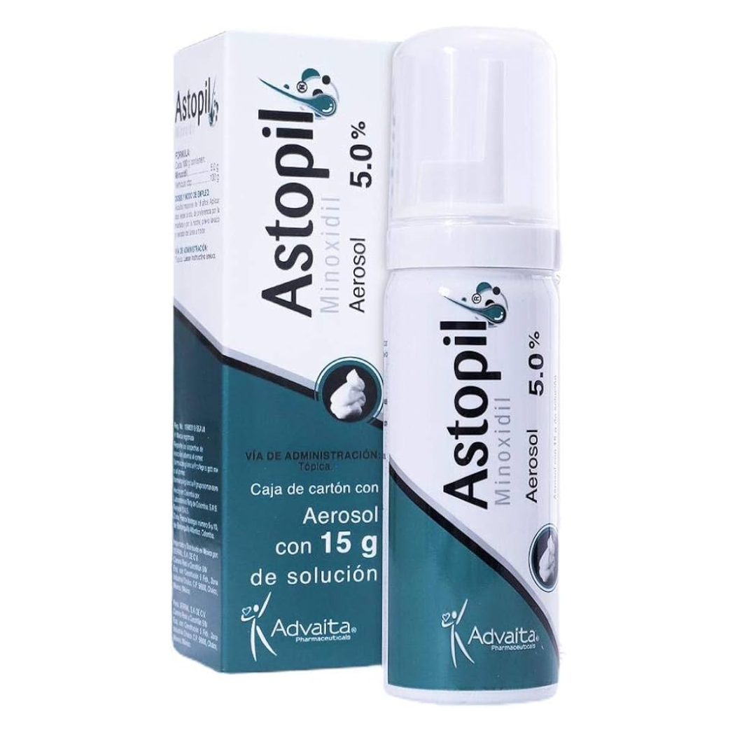 Astopil Minoxidil 5% Tratamiento para Alopecia 15gr