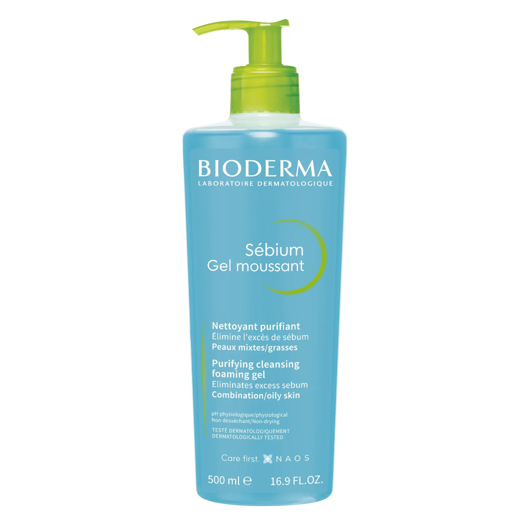 Bioderma Sébium Gel Moussant Limpiador Facial 500ML