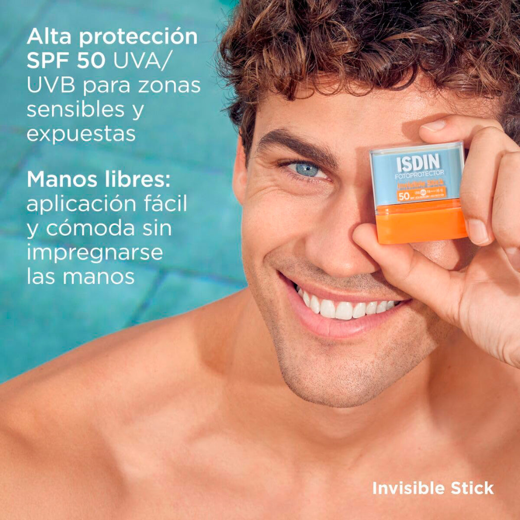 Isdin Fotoprotector Invisible Stick SPF 50 en barra 10gr