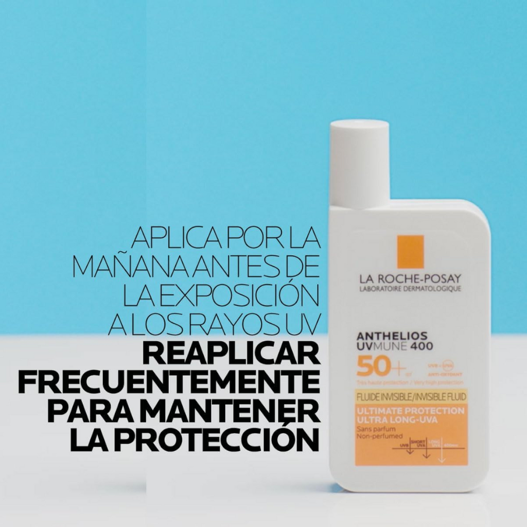La Roche-Posay Anthelios UVMUNE Fluido Invisible FPS 50+ Protector Solar Facial 50ml