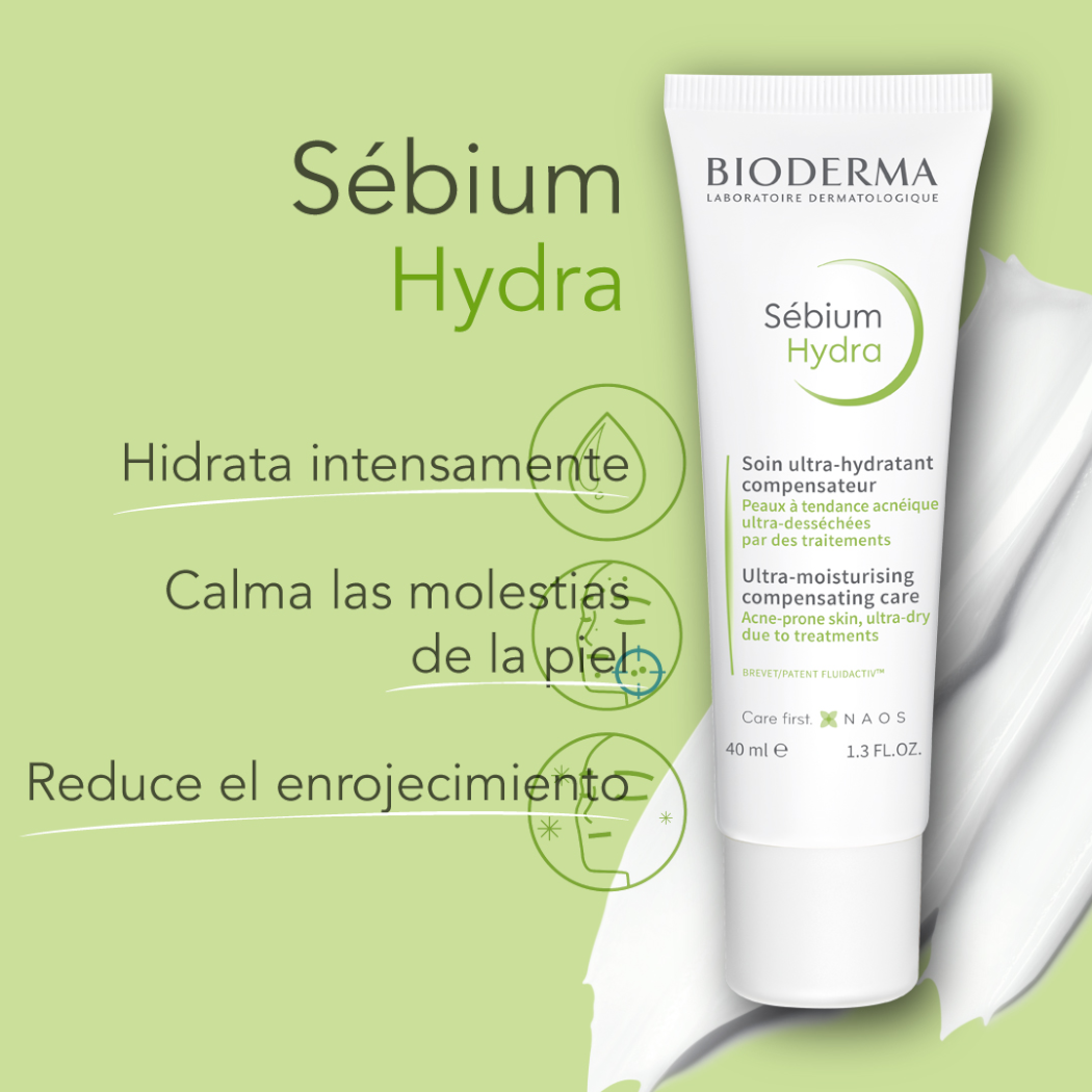 Bioderma Sébium Hydra Crema Facial Hidratante Restauradora 40ml