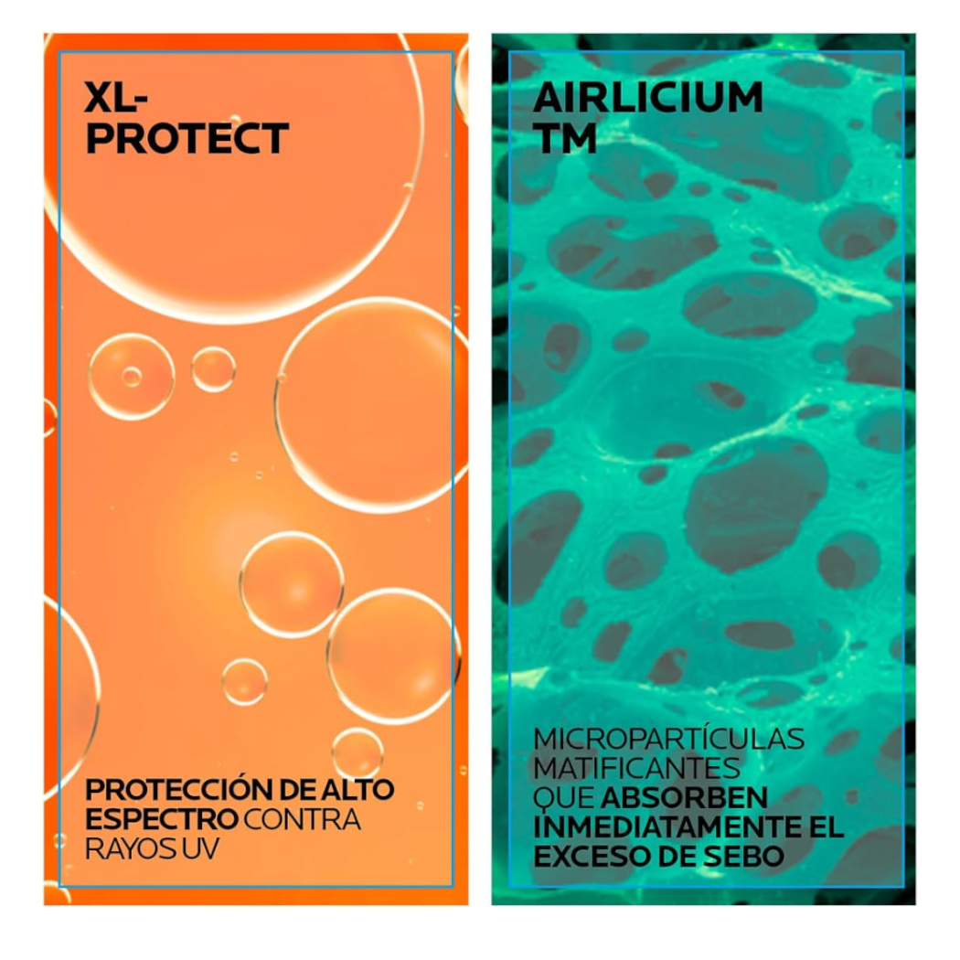 La Roche-Posay Anthelios Protector Solar Facial para piel grasa 50 ml
