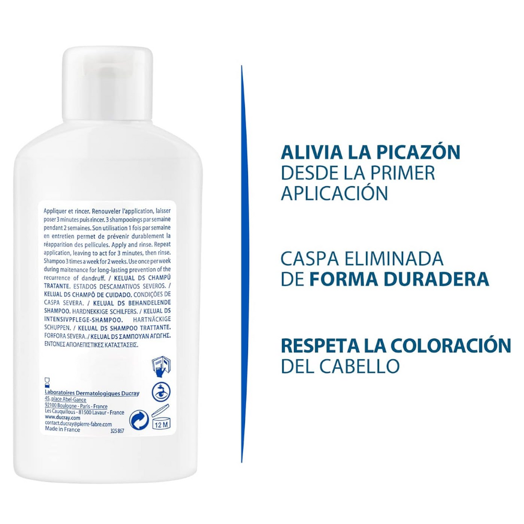 Ducray Kelual Ds Shampoo Anticaspa y Caspa Severa 100ml