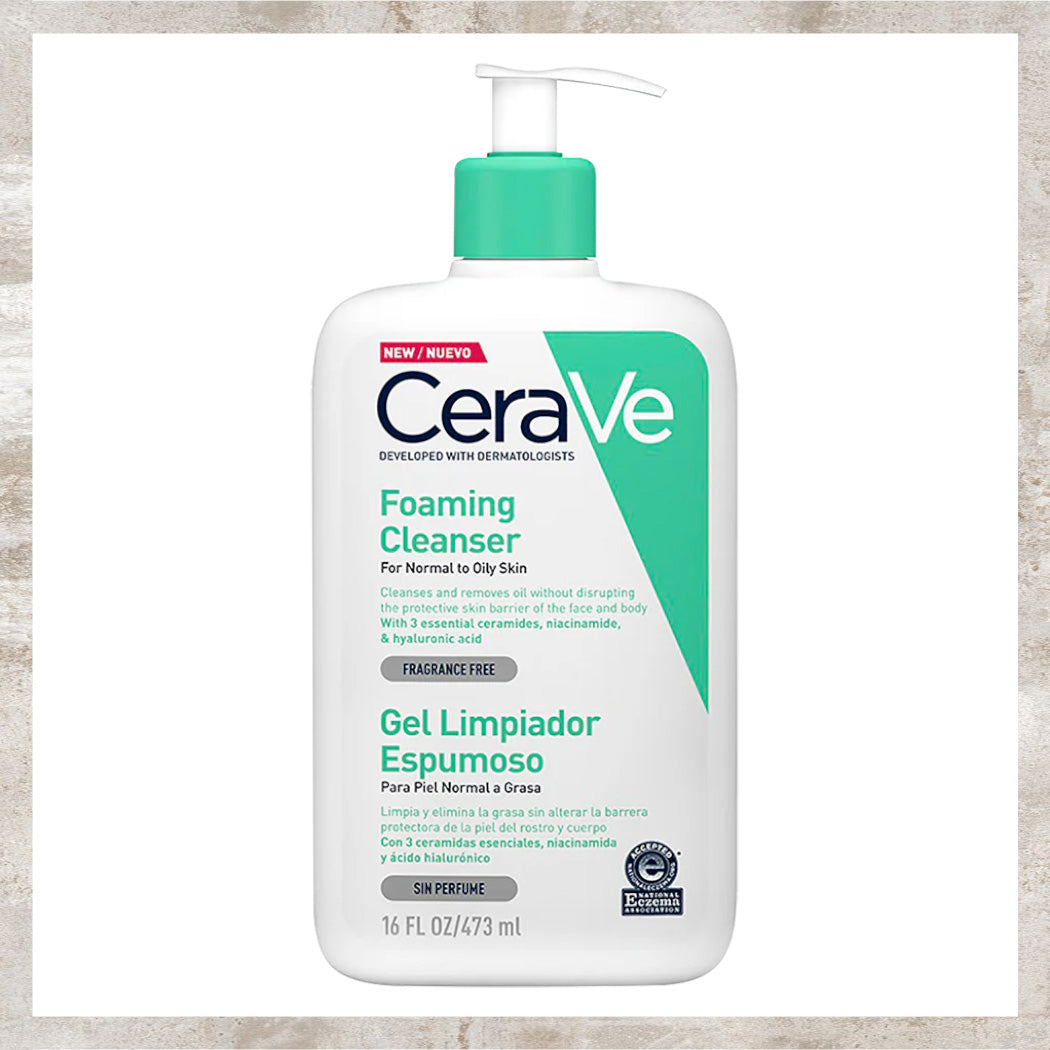 CeraVe Gel Limpiador Espumoso Diario para Piel Mixta 473ml