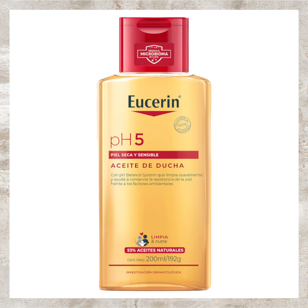 Eucerin Ph5 Aceite de Ducha para Piel Sensible o Seca 200 ml