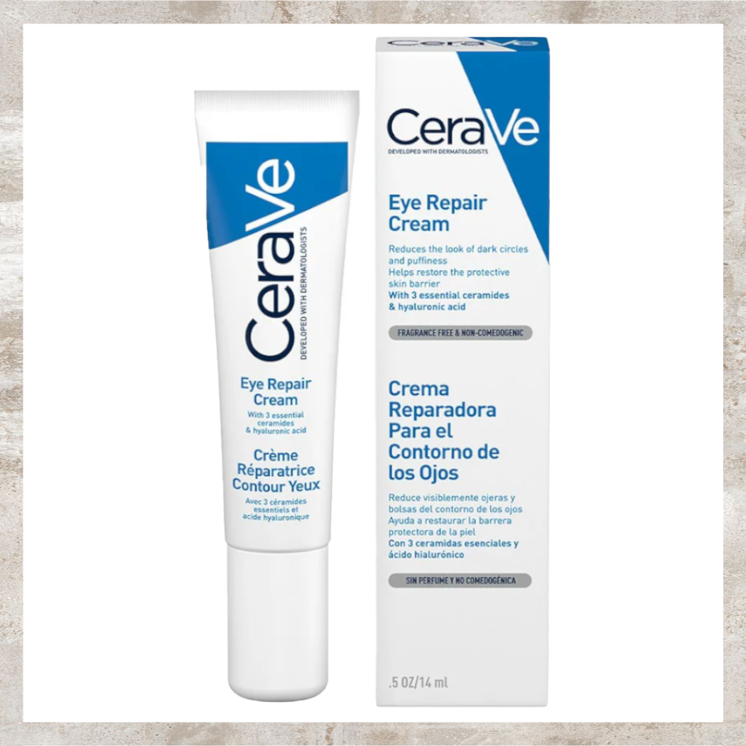 CeraVe Crema Reparadora para Contorno de Ojos, Bolsas y Ojeras 14gr