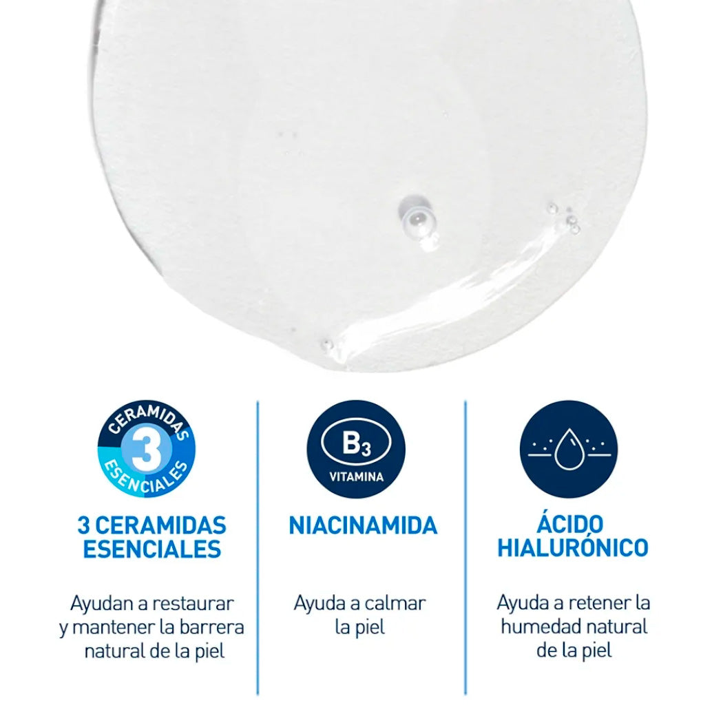 CeraVe Gel Limpiador Espumoso Diario para Piel Mixta 473ml